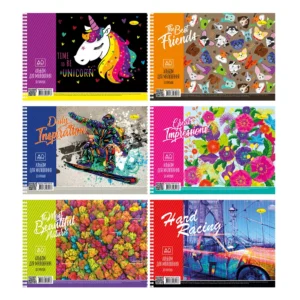 Album pentru desen, lacuit, A4, 30 foi