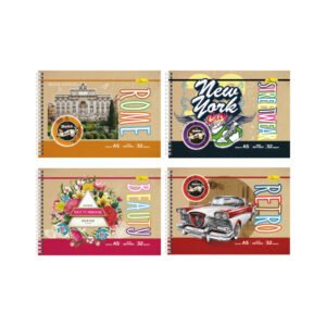 Sketchbook / caiet pentru desen Kraft, A5, 32 foi, 140 gr/mp