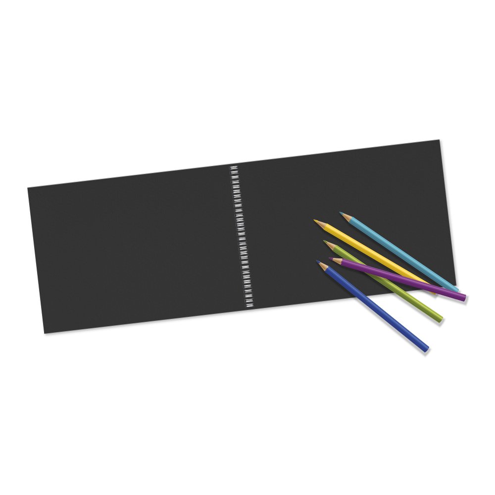 Sketchbook pentru schite NEGRU A5 - imagine 2