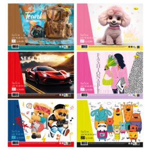 Album pentru desen, lacuit, A4, 20 foi