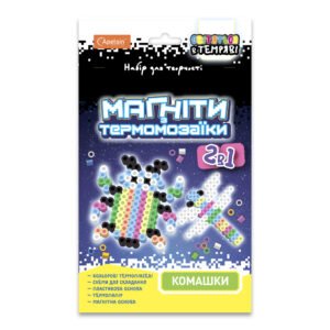 Set pentru creativitate "Magneți termici mozaic 2 în 1" Straluceste în întuneric - Insecte”