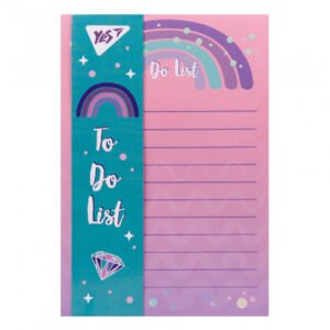 Notițe autoadezive YES cu magnet "To Do Glamour”, pentru suprafete metalice