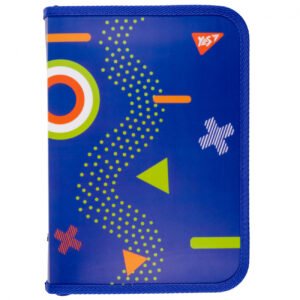 Mapa cu fermoar YES B5, Erudit, pentru caiete, plastic