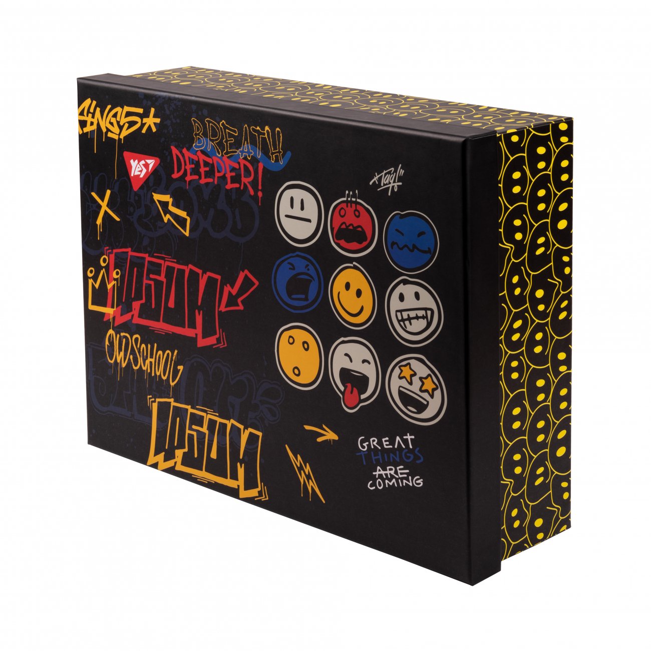Organizatoare de birou Premium YES „Melt Smile” din carton intarit, 4 piese. - imagine 2