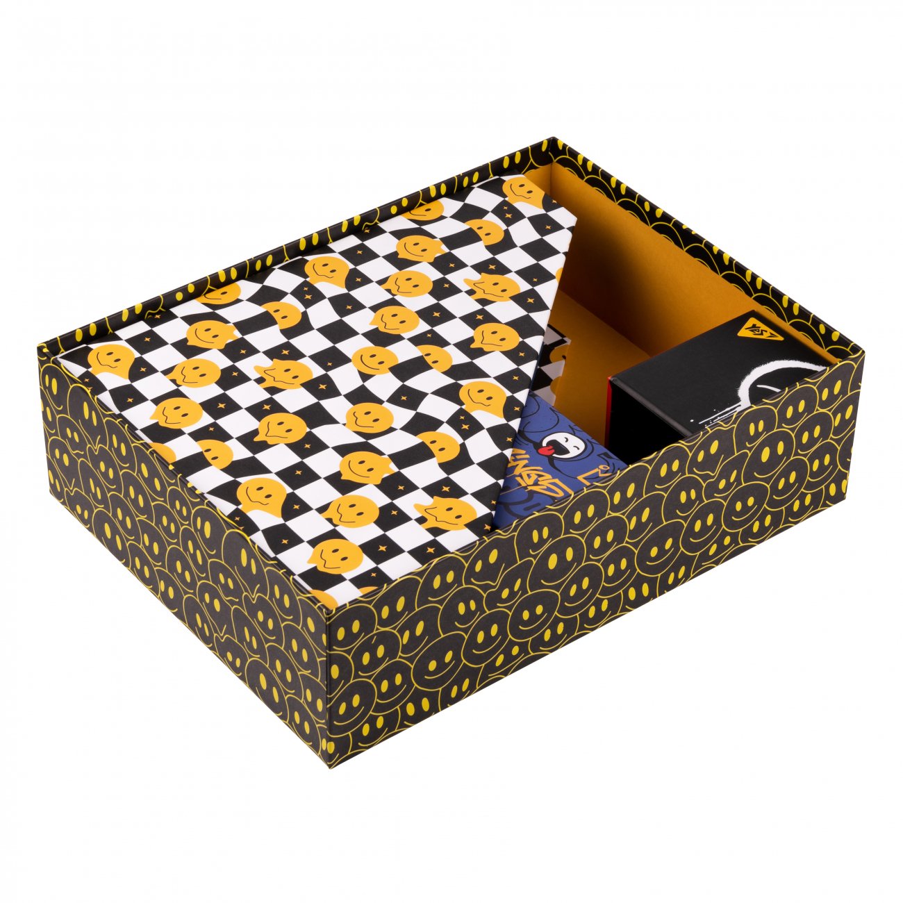 Organizatoare de birou Premium YES „Melt Smile” din carton intarit, 4 piese. - imagine 4