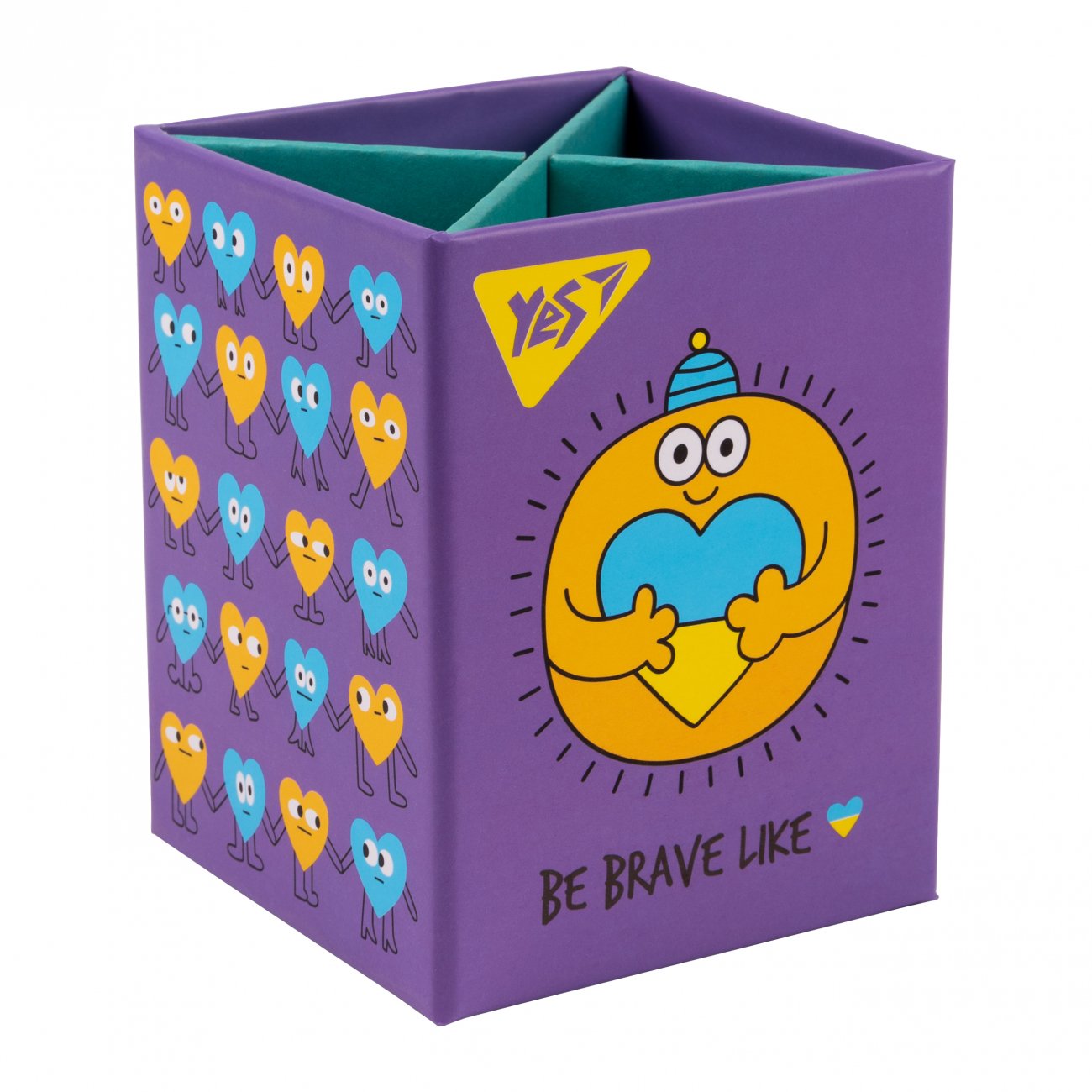 Organizatoare de birou Premium YES „Puternici Impreuna” din carton intarit, 4 piese. - imagine 6