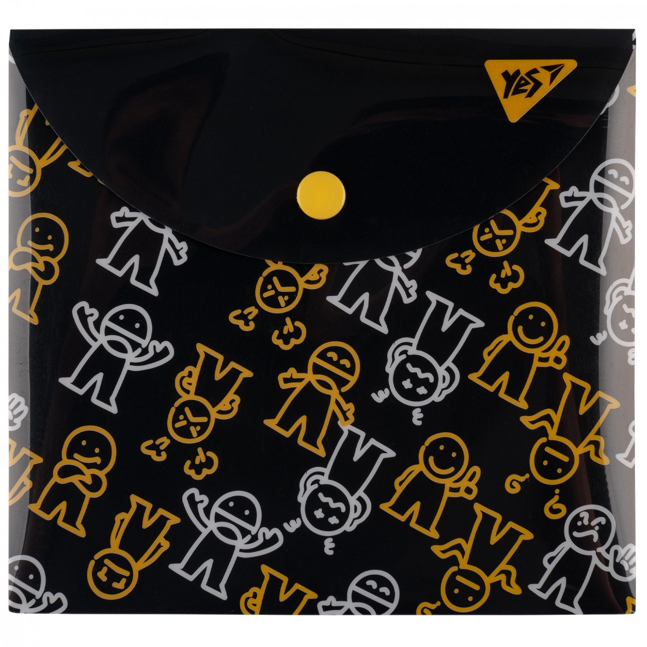 Mapa plic cu buton YES B6, "Fii simplu" 0,18mkm