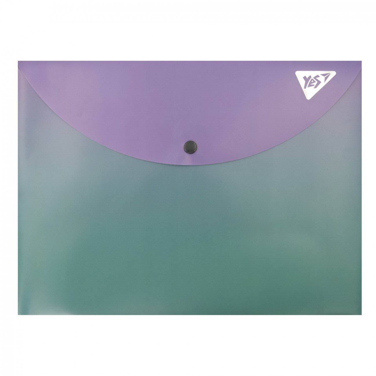 Mapa plic cu buton YES A4, "Fusion", mov-verde, 0,18mkm