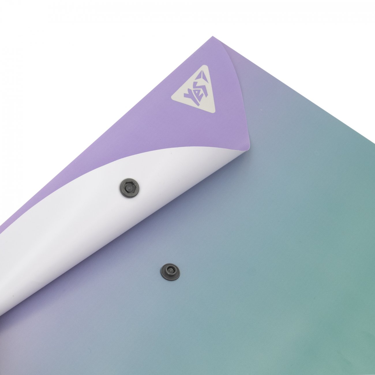 Mapa plic cu buton YES A4, "Fusion", mov-verde, 0,18mkm - imagine 3