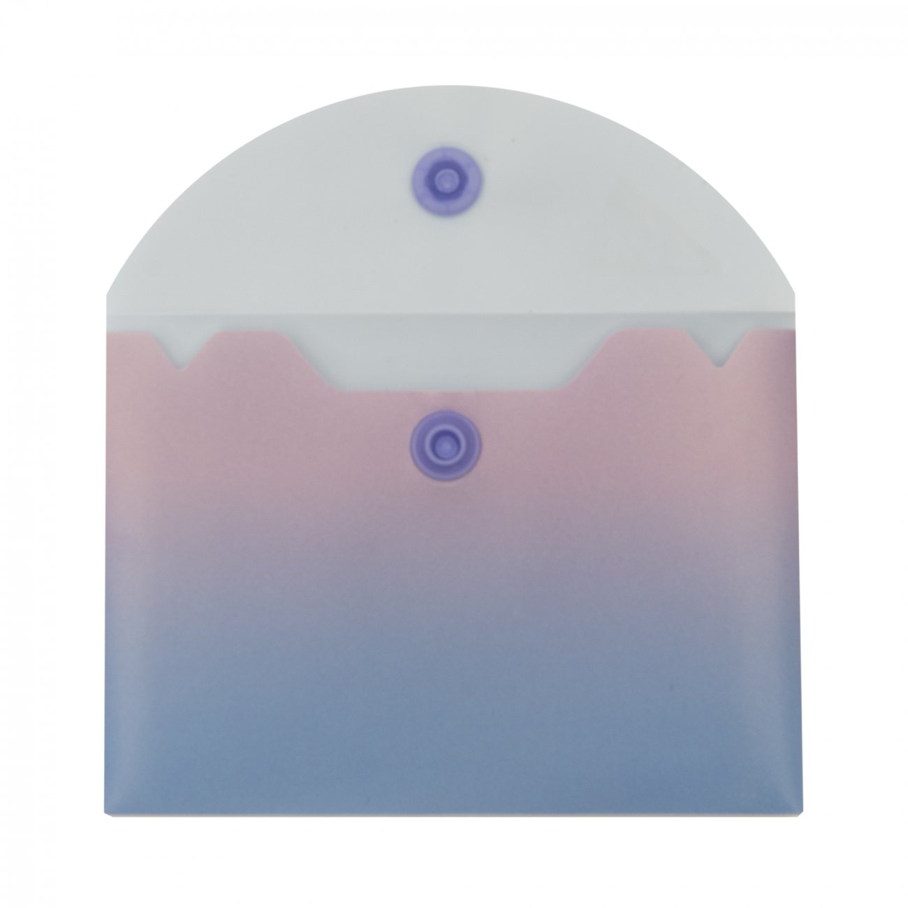 Mapa plic cu buton YES A7, "Fushion", plastic roz-albastru, 0,18mkm - imagine 3