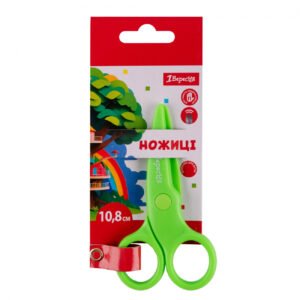 Foarfece 1 Veresnya 10,8 cm "Clasic", plastic nepericulos, Blister