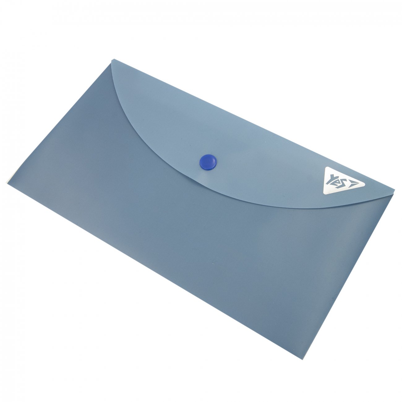 Mapa plic cu buton YES A6, "Fusion", plastic albastru, 0,18mkm - imagine 2