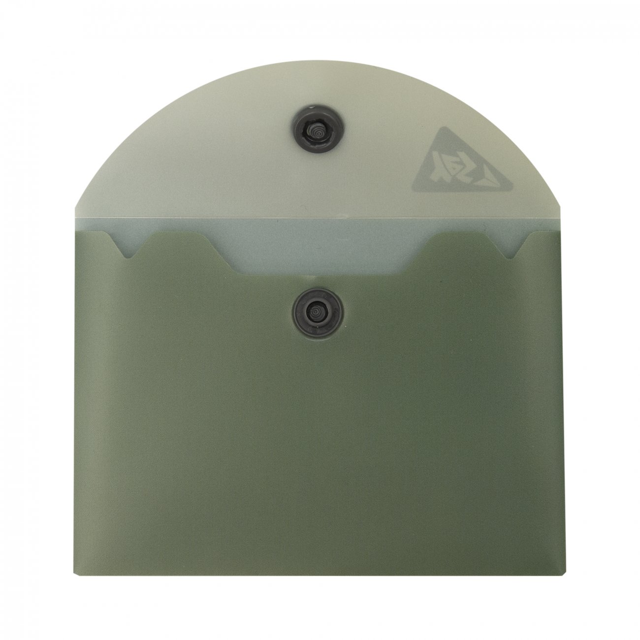 Mapa plic cu buton YES A7, "Fushion", plastic verde, 0,18mkm - imagine 2