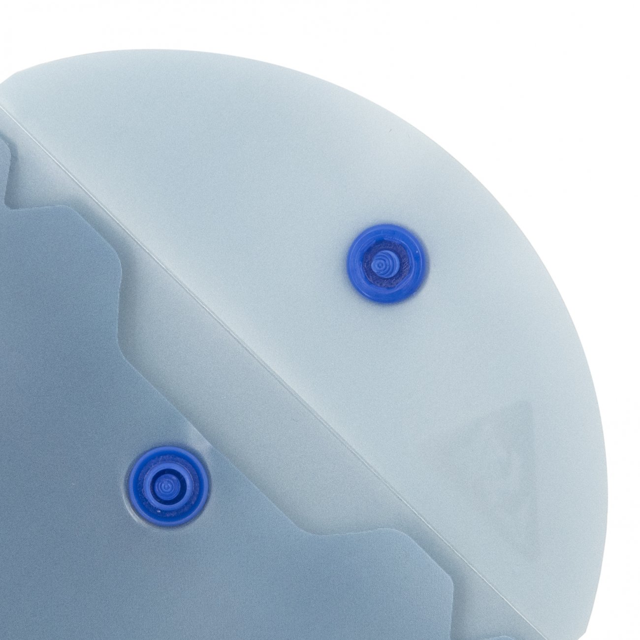 Mapa plic cu buton YES A7, "Fushion", plastic albastru, 0,18mkm - imagine 3