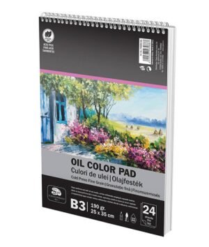 Bloc Desen Spira A3 190 gr/mp, 24 foi, Culori Ulei