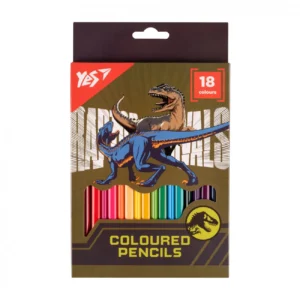Creioane colorate 18 buc Jurastic World