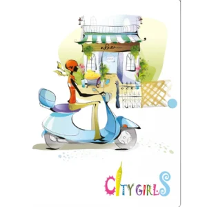 Mapa cu buton A4 City Girls