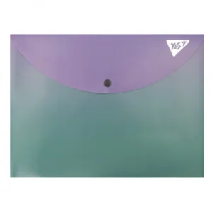 Mapa plic cu buton A4 Fusion mov verde