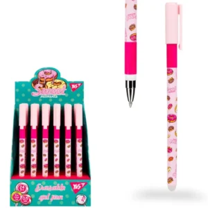Pix cu gel YES Crema 0.5 mm cu radiera3