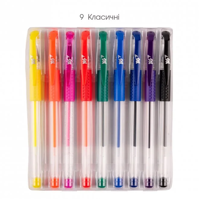 Set de pixuri cu gel 9 buc YES Classic1