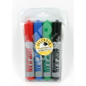 Set Marker Flipchart ICO "Clasic XXL" 4 culori asorti/blister