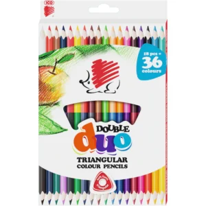 Creioane colorate ICO DUO 18 buc 36 culori
