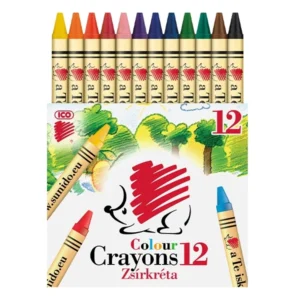 Creioane Cerate 12 culori, Aricel, ICO, Blister
