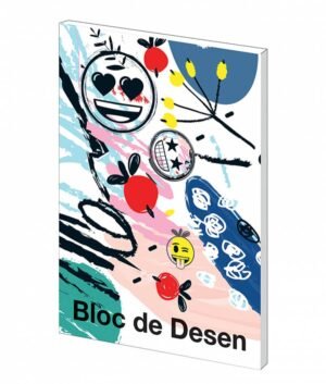 Bloc desen A4 16foi Emoji