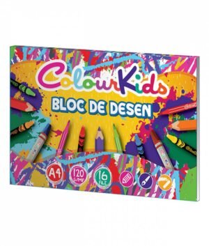 Bloc desen Colour Kids A4 16foi