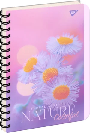 Caiet YES А4/144 foi Floral vintage