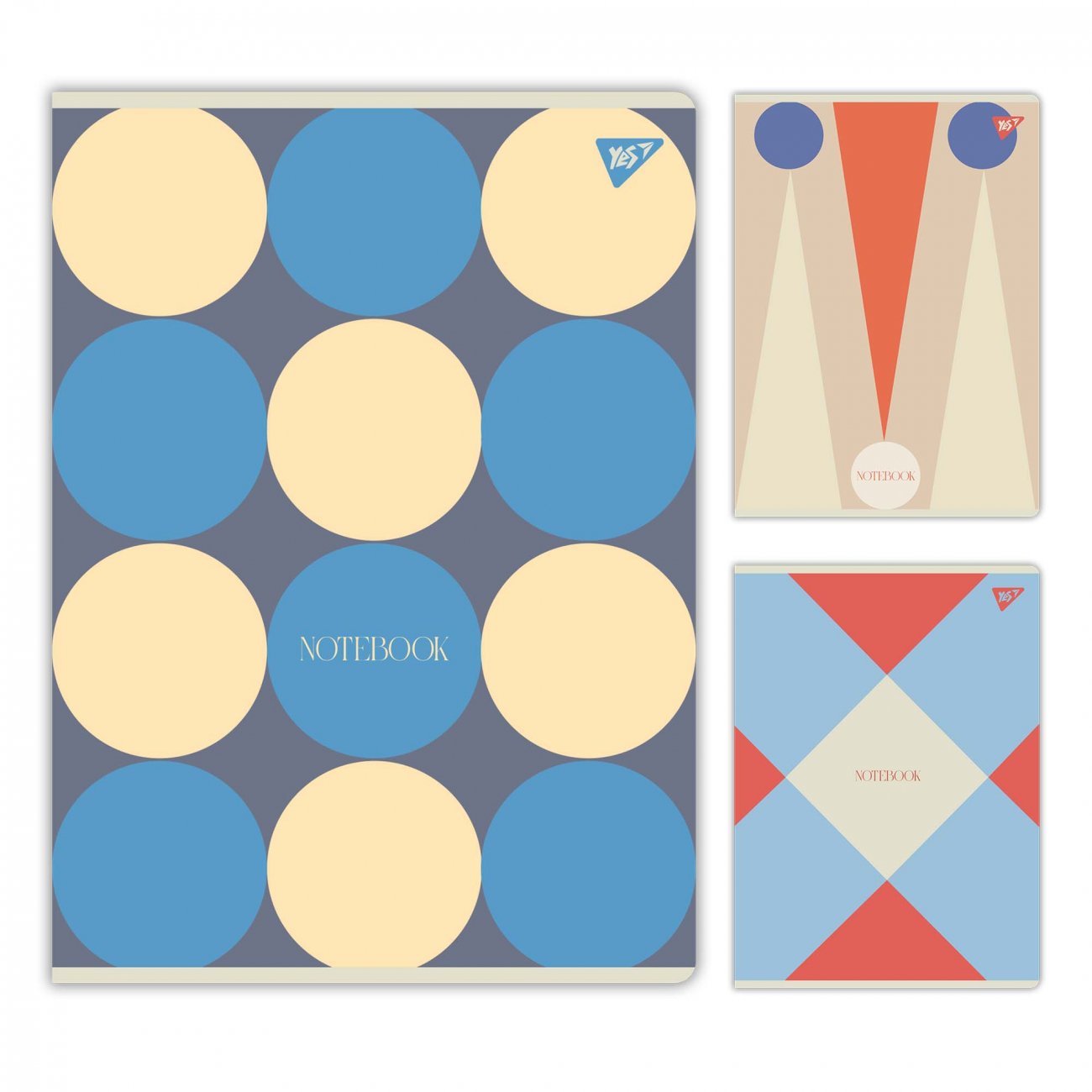 Caiet YES А4/80 foi Abstraction Hybrid