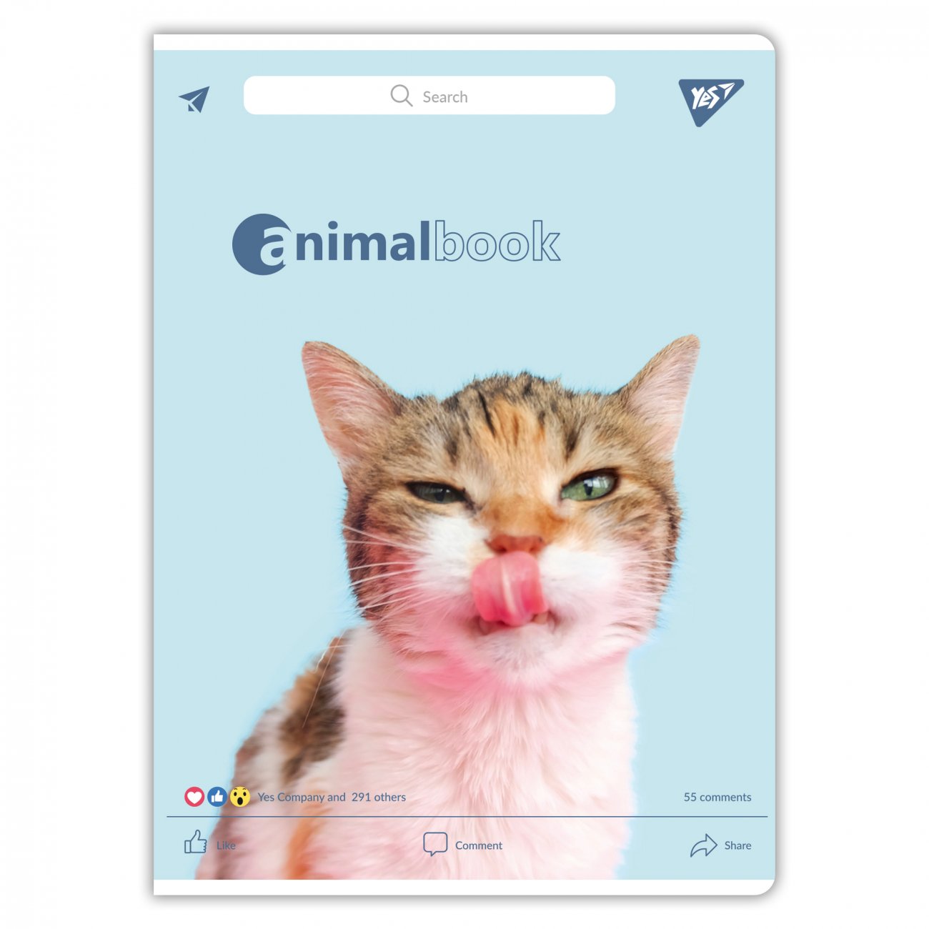 Caiet YES А4/48 foi Animalbook Hybrid - imagine 3