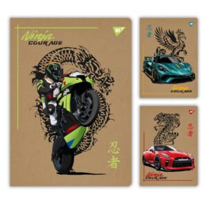 Caiet YES А4/48 foi Ninja courage