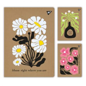 Caiet YES А4/48 foi Flowers