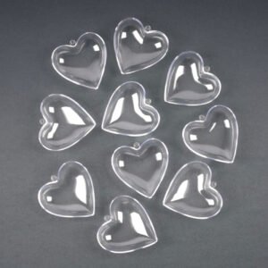 Set figurine din plastic Santi Inimioare, 10 cm, 5 buc/set