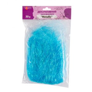 Umplutură decorativă metalică SANTI, 30 g, albastru