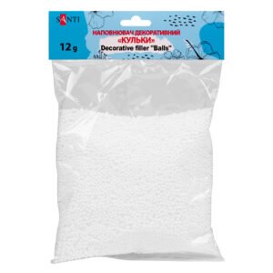 Umplutură decorativă SANTI, 12 g, albă