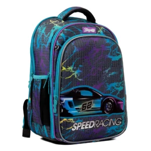 Ghiozdan cadru 1 Septembrie H-29 Speed Racing 6-10 Ani