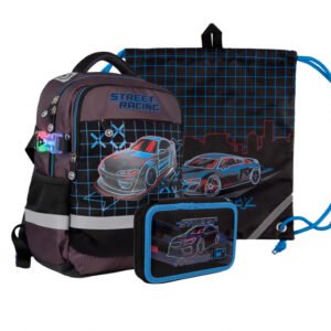 SET Ghiozdan școlar + Penar + GeantaYES S-52_Collection Street Racing