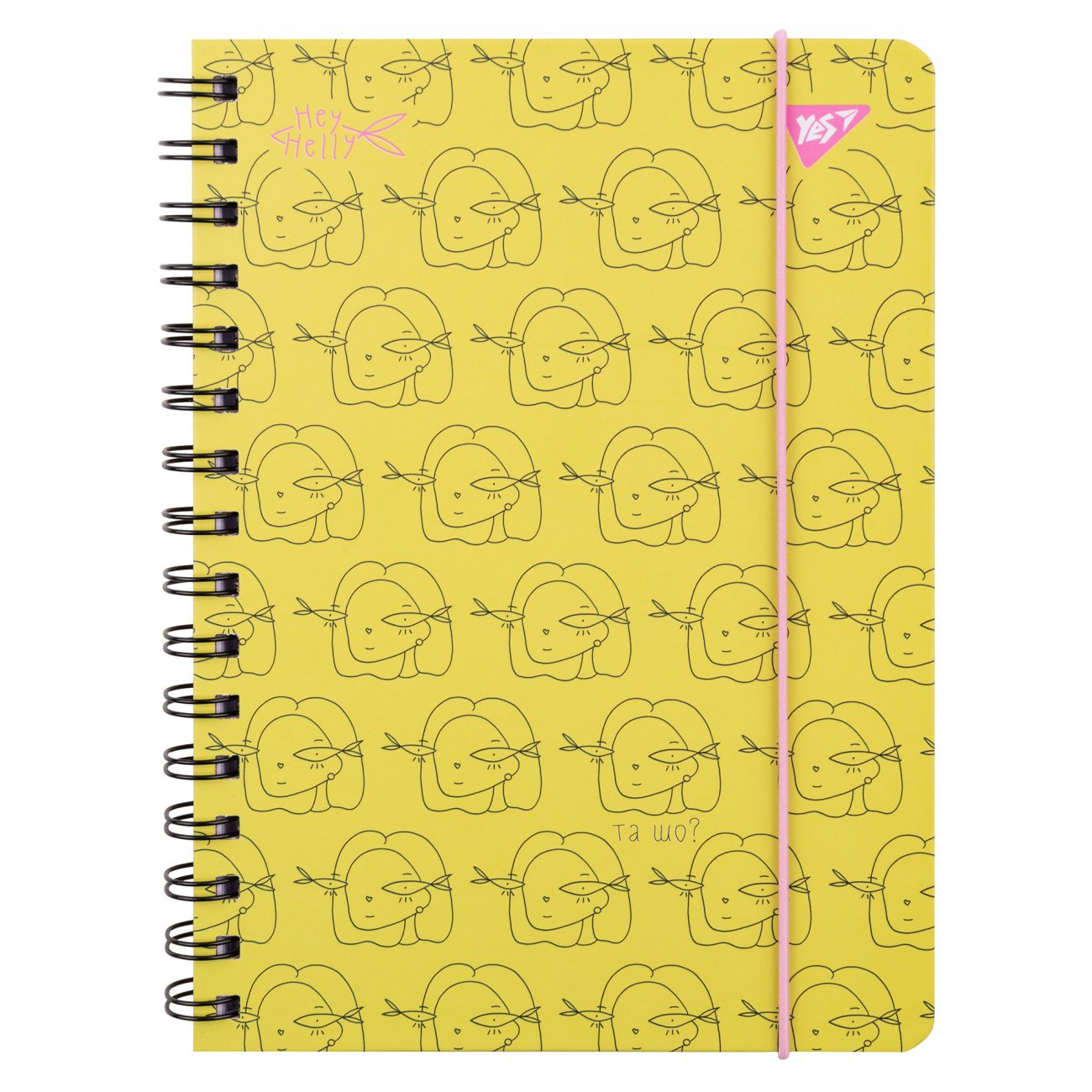 Carnet YES А5/80 Spirală cu elastic Hey Helly, Matematică