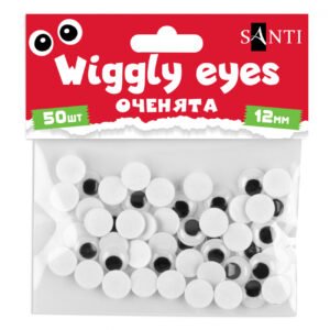 Ochișori SANTI, negri, d-12 mm, 50 buc/set
