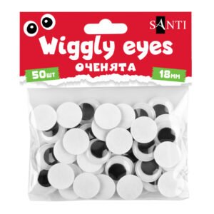 Ochișori SANTI, negri, d-18 mm, 50 buc/set