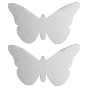 Figurină din polistiren SANTI Fluturaș 2 buc., 16 cm