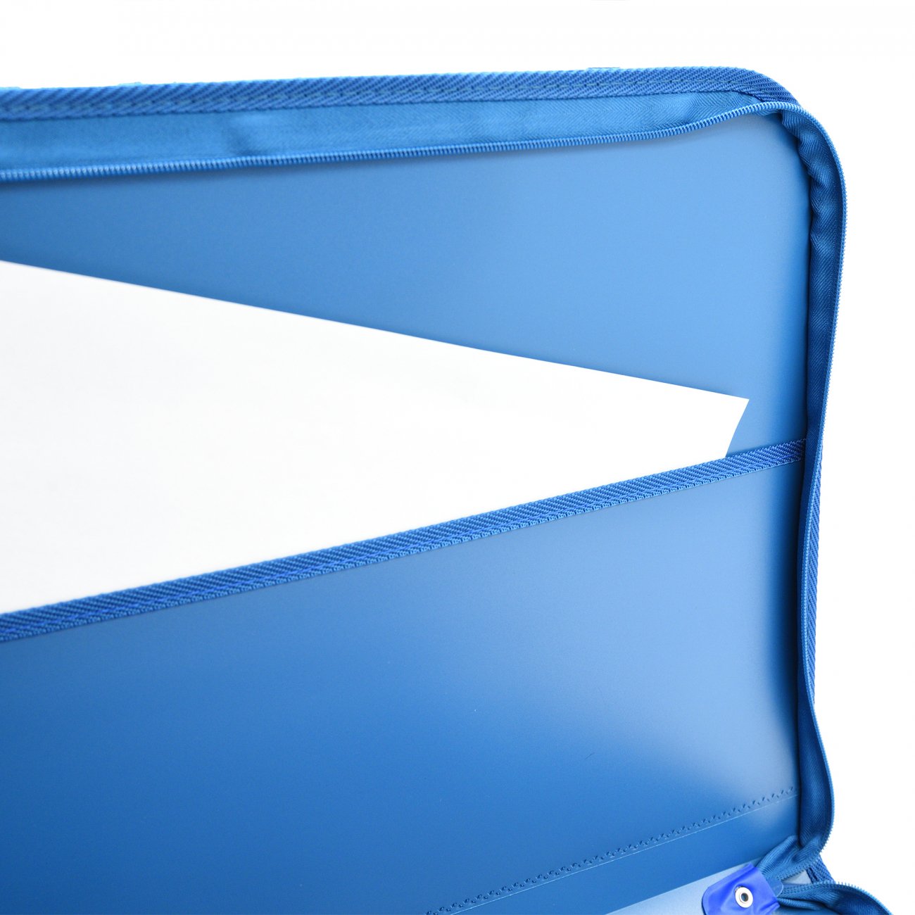 Mapă port desen A3 SANTI, cu mânere din țesătură, albastră - imagine 2