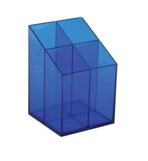 Suport pixuri Ico Quadrate, transparent, Albastru