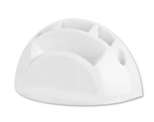 Organizator din plastic pentru Birou ICO memoblock, Alb