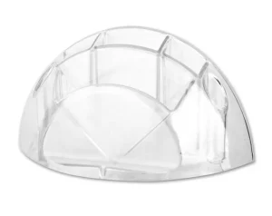 Organizator din plastic pentru Birou ICO memoblock, Transparent