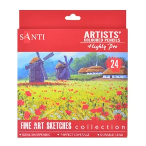 Creioane colorate Santi Highly Pro 24 buc