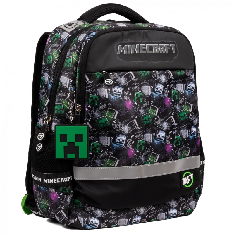 Ghiozdan scolar YES Ergo Minecraft Premium1