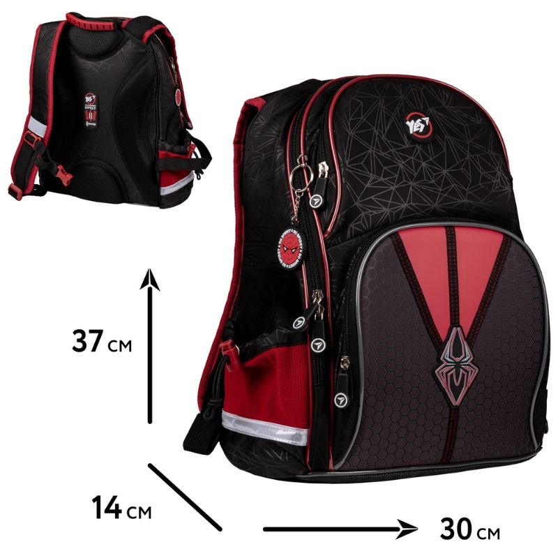 Ghiozdan scolar semicadru YES Spider Premium